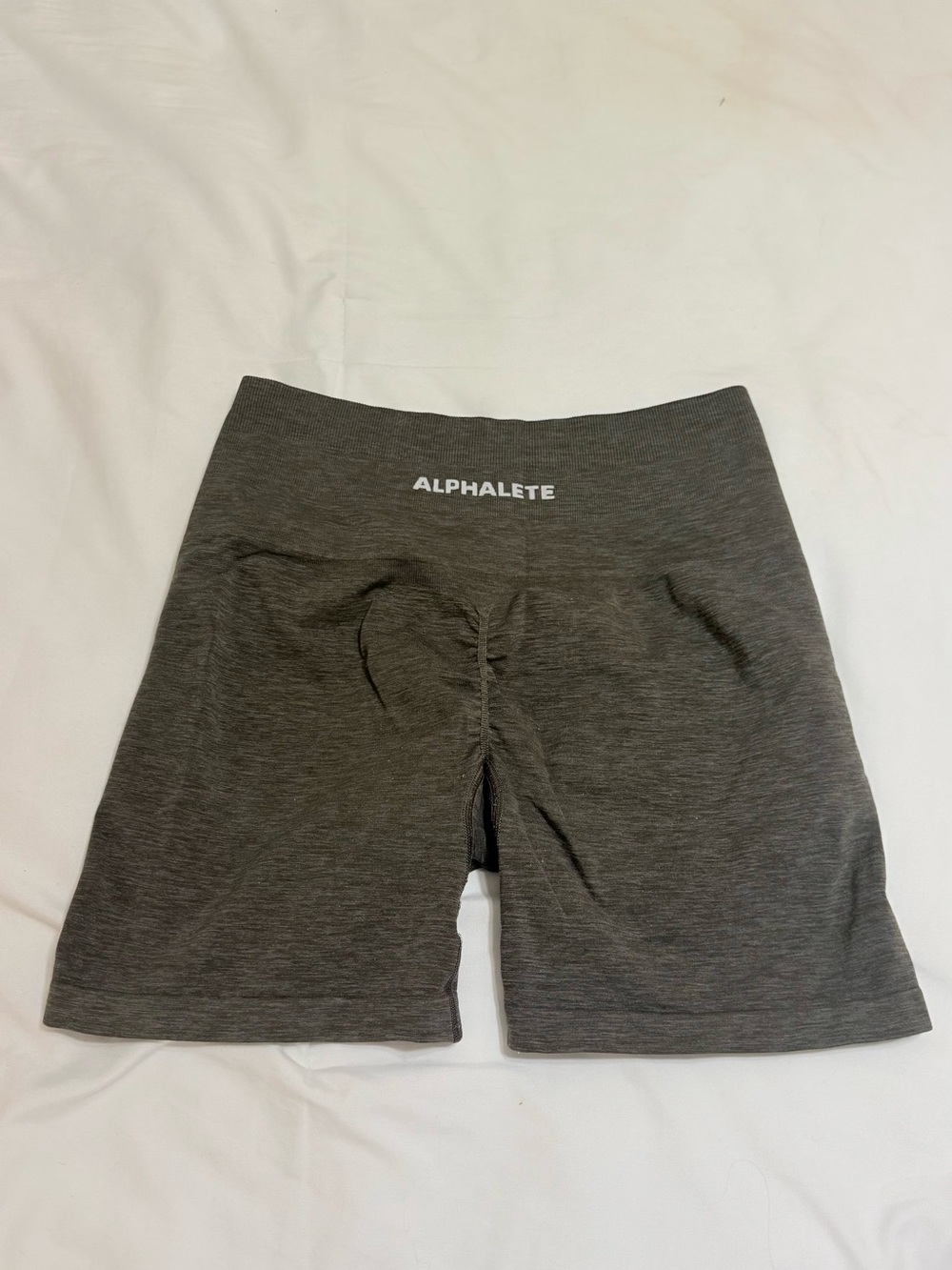 Alphalete Heather Mocha Brown Amplify Short